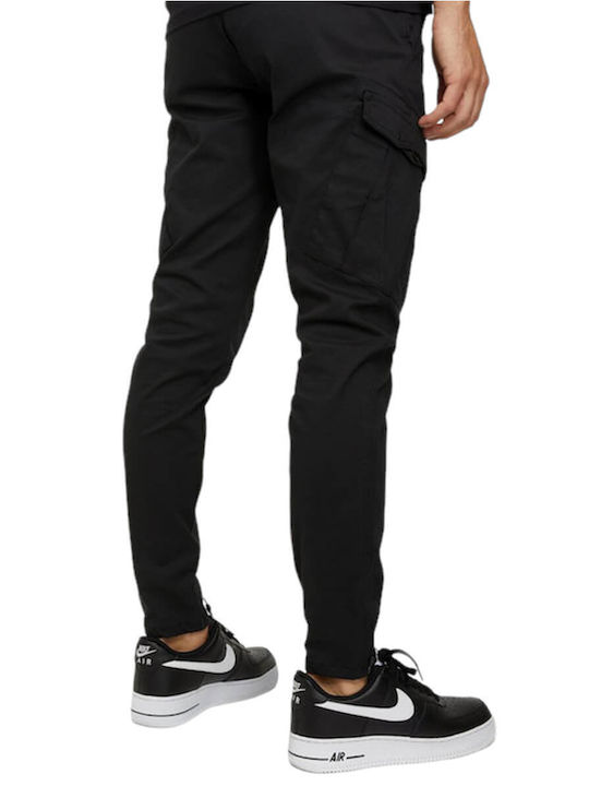 Gabba Pisa K3280 Men's Trousers Cargo Elastic in Regular Fit Black