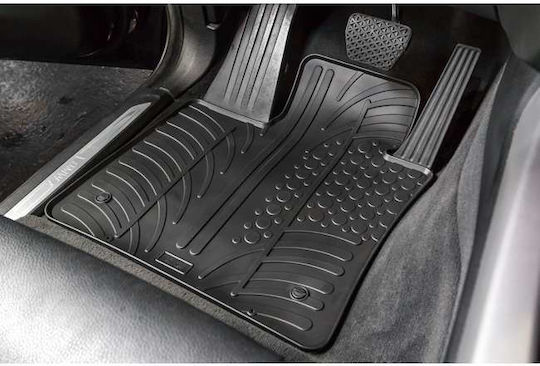 Auto Gs Rear Mats 2pcs for Peugeot Rifter Opel Combo Citroen Berlingo Black