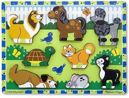 Kinderpuzzle Animal Relief 8pcs Melissa & Doug