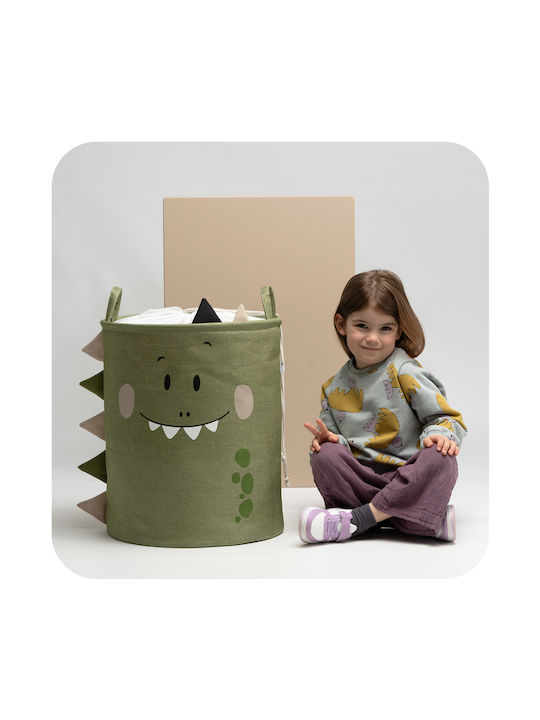 Sipo Children's Storage Basket made of Fabric Green 40x40x50cm 1pcs