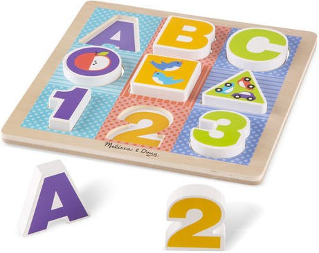 Детски Пъзел Large Piece For Toddlers за 1+ Години 9бр Melissa & Doug