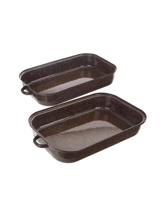 Orion Dutch Oven Rectangular Cast Iron 34.5x23cm 1pcs