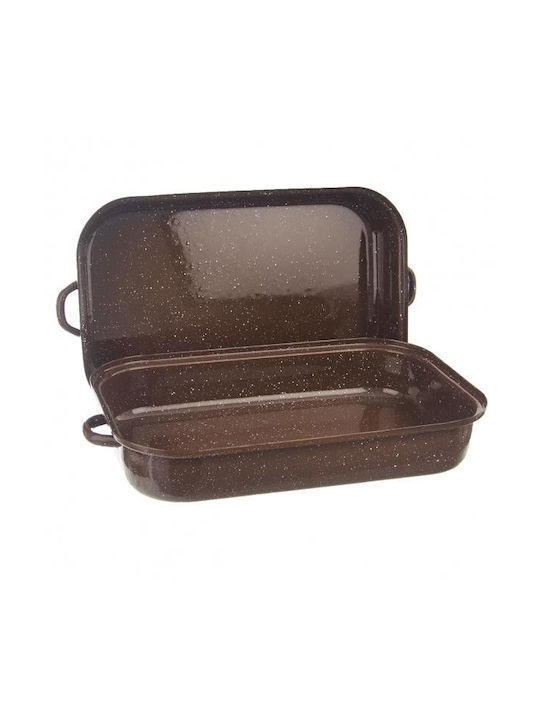 Orion Dutch Oven Rectangular Cast Iron 34.5x23cm 1pcs