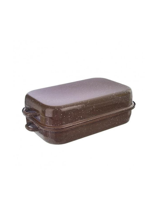 Orion Dutch Oven Rectangular Cast Iron 34.5x23cm 1pcs