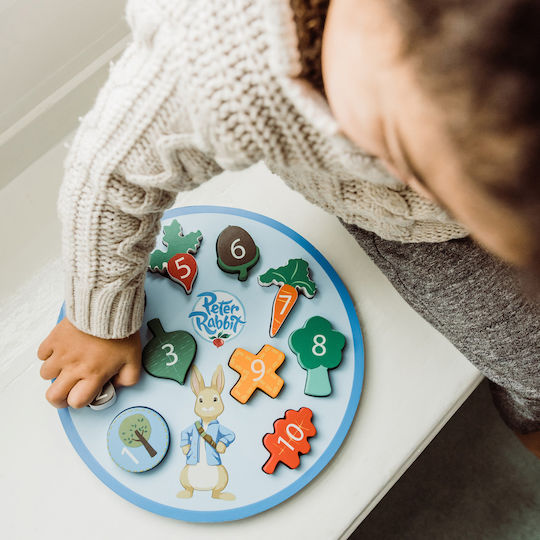 Puzzle Pentru Copii Din Lemn Pegged Grădină Țărănească Pentru 2+ Ani 10 Piese Orange Tree Toys