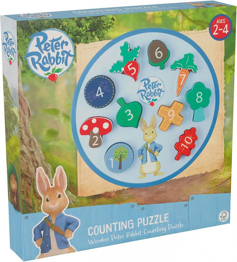 Puzzle Pentru Copii Din Lemn Pegged Grădină Țărănească Pentru 2+ Ani 10 Piese Orange Tree Toys