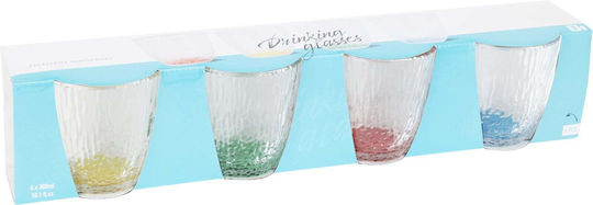 Excellent Houseware Set Pahare Pentru Apă Din Sticlă 300ml 4 Bucăți