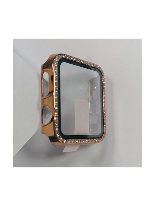 Watch Series 6 Plastic Case in Rose Gold color for Apple Watch Series 6, SE, 5, 4 40mm