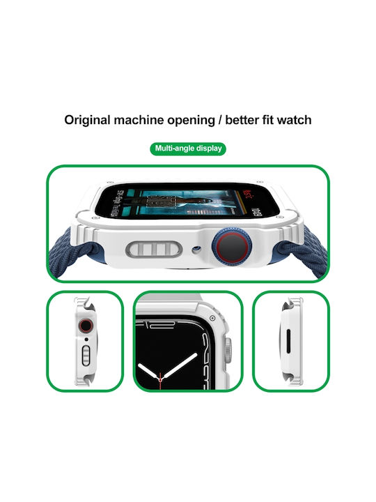 Plastic Case in White color for Apple Watch Series 6 / 5 / 4 / SE 40 mm