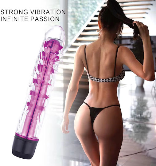 Vibration Realistic Vibrator Light Blue