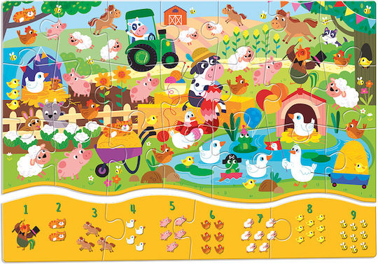 Kinderpuzzle Farm 21pcs Ludattica