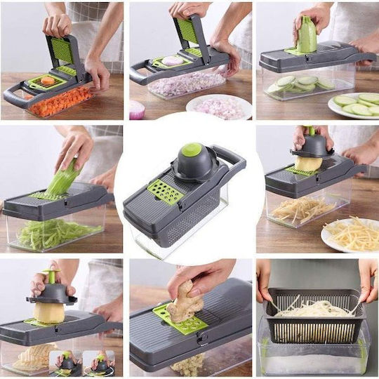 Vegetable Cutter Plastic Egg Slicer Manual 16pcs
