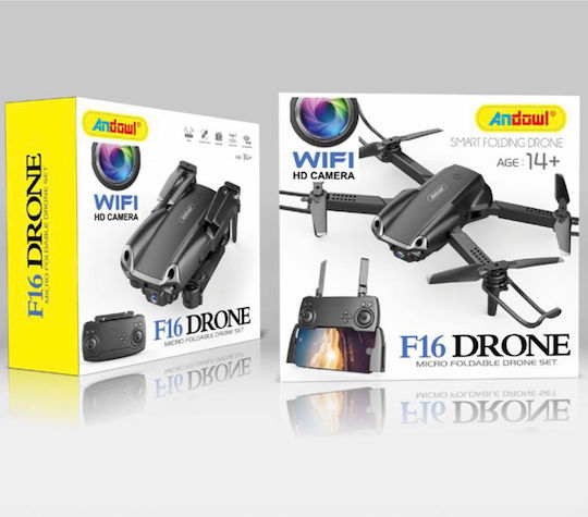 Andowl F16 Drohne 2.4 GHz mit Kamera 720p und Steuerung