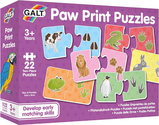 Παιδικό Puzzle Animals And Their Tracks 2pcs Galt Toys