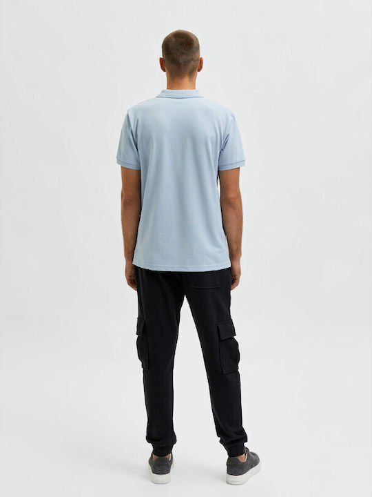 Selected Men's Blouse Polo Light Blue