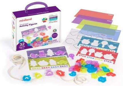 Game Lacing Sequencing Various Shapes Translucent Pieces