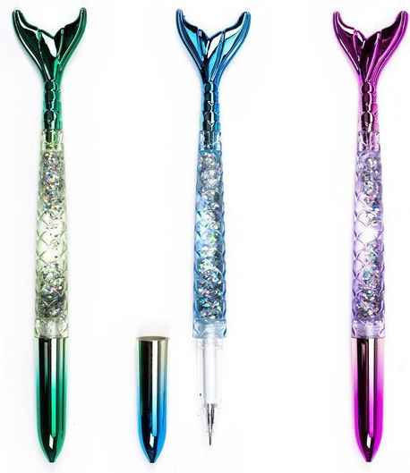 Tri-Coastal Design Mermaid Στυλό Ballpoint 3τμχ