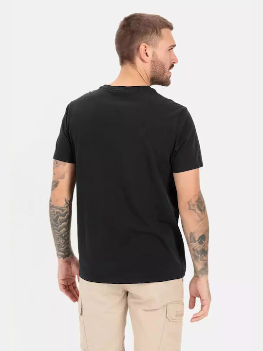 Camel Active T-shirt Bărbătesc cu Mânecă Scurtă Charcoal