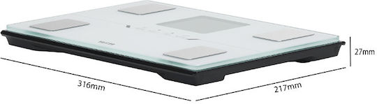Tanita Smart Ζυγαριά 150kg με Λιπομετρητή & Bluetooth Λευκή