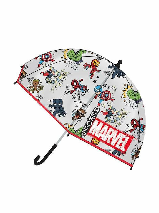 Marvel Umbrelă pentru copii Baston colorată cu diametrul de 45cm.