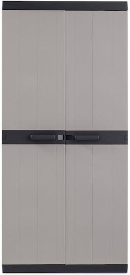 Zweiflügeliger Schrank Kunststoff 89x54x190cm