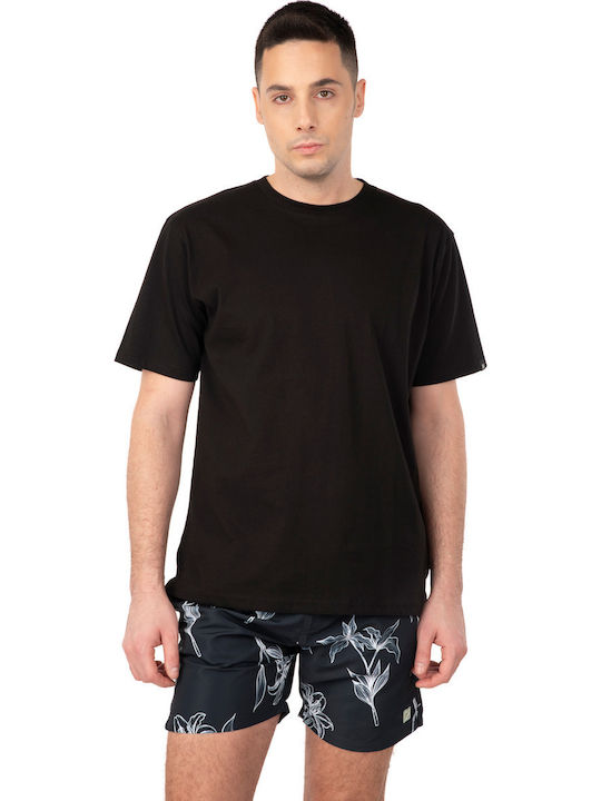 Men's Swimwear Shorts Black with Patterns