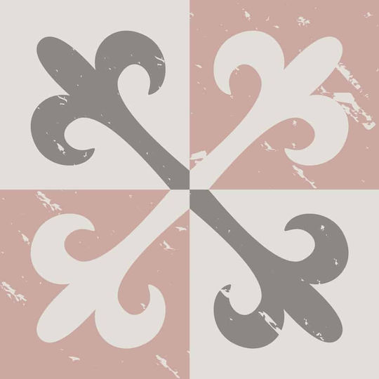 Autocolant Decorativ Placi de faianță Pink 3buc 20x20buc Ango