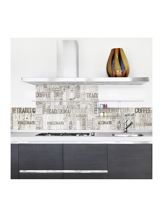 Decorative Sticker Wall Coffee Kitchen Border 1pcs 195x23.5cm Ango