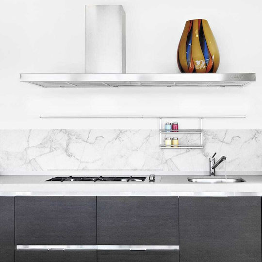 Декоративно Стикер Стена White Marble Граници за кухнята 1бр 195x23.5бр Ango
