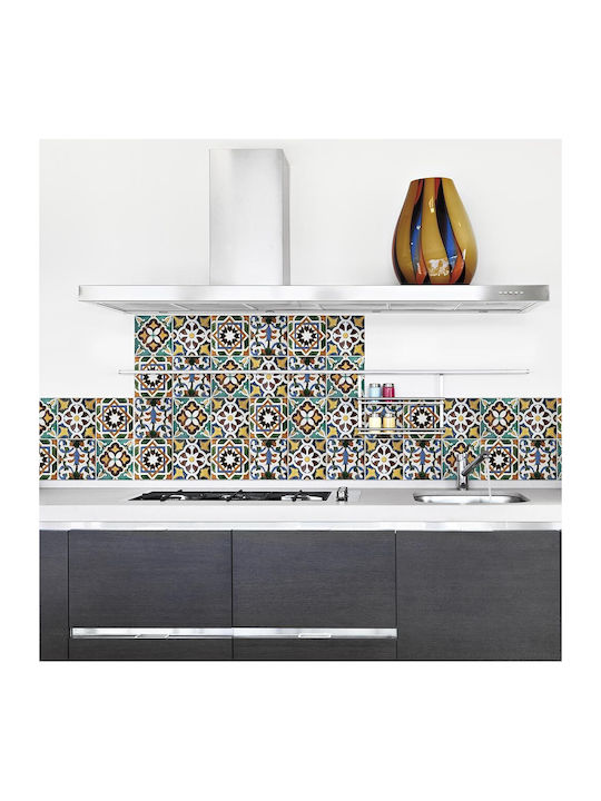 Decorative Sticker Wall Green Kitchen Border 1pcs 195x23.5cm Ango