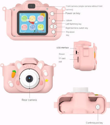 Rabbit Compact Camera 2MP 8x Optical Zoom with 2" Display