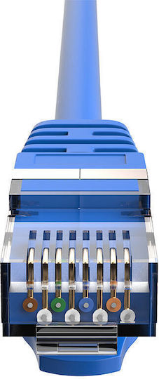 HP U/UTP Cat.6 (Gigabit) Καλώδιο Δικτύου Ethernet 1m Μπλε