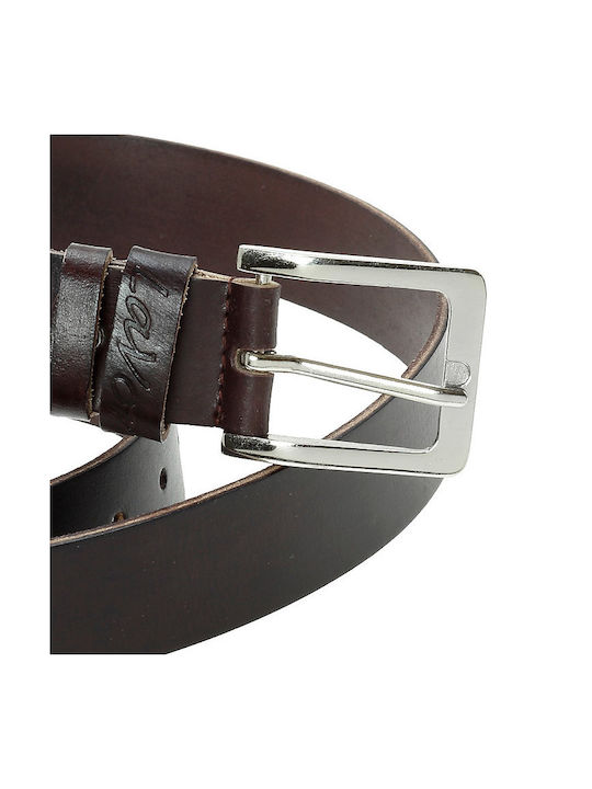 Lavor Men's Leather Belt Brown