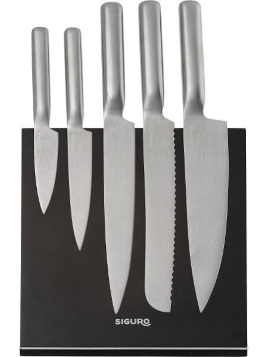 Siguro Knife Set with Base made of Stainless Steel 5pcs 8595691045604