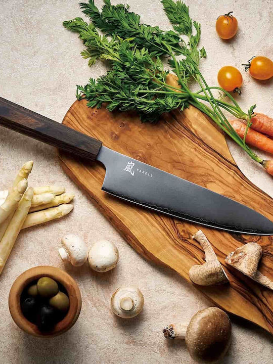 Yaxell Μαχαίρι Santoku από Ανοξείδωτο Ατσάλι 16.5cm