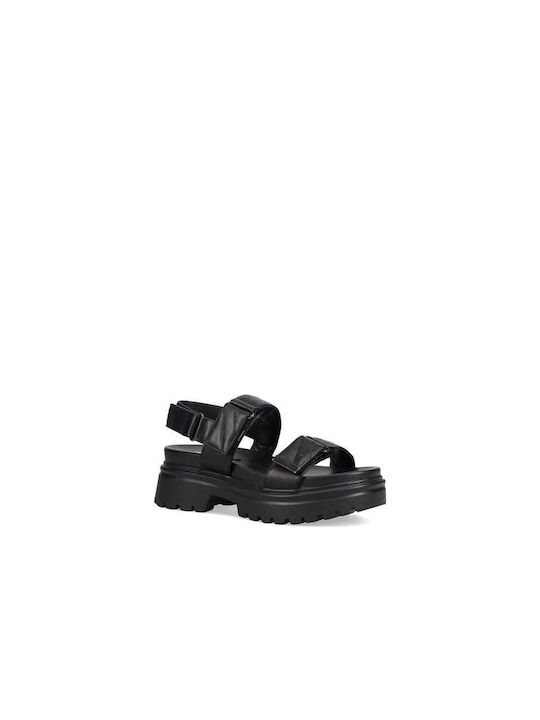 Migato Synthetic Leather Women's Sandals Black