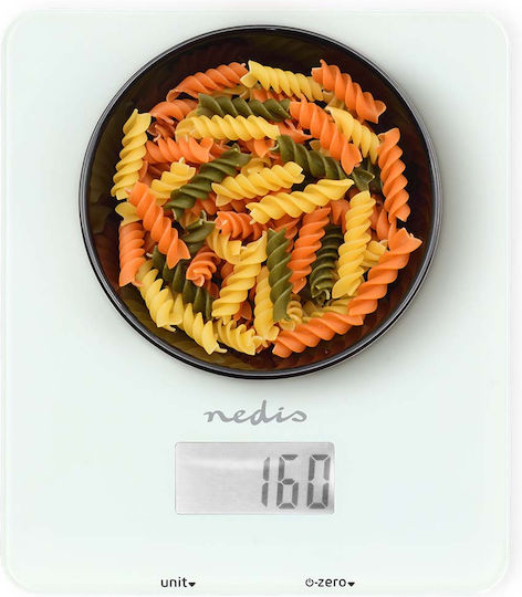 Nedis Ψηφιακή Ζυγαριά Κουζίνας έως 5kg Λευκή