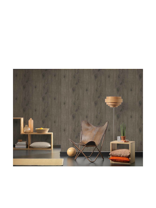 Tapet de Perete 1000x53cm Wood Stone Maro