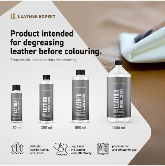 Leather Alcohol Cleaner Leather Degreaser 1000 Ml Leather Expert Le-01-ac1000