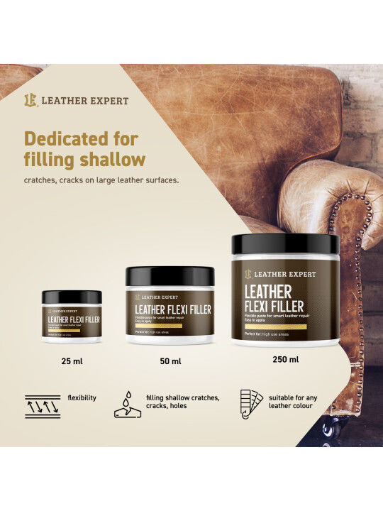 Umplutura flexibilă din piele lichidă Leather 25 ml Le-11-ff25