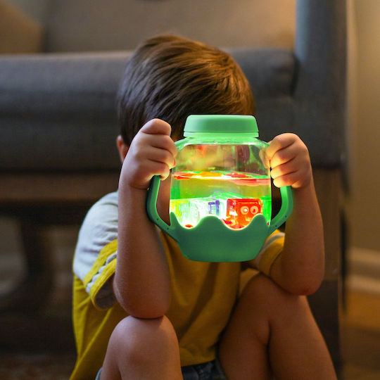 Jar Sensory Play Green