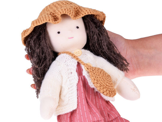 Jokomisiada Charming Rag Doll - A Unique Friend For Every Child Πάνινη Κούκλα για 3+ Ετών 28εκ.