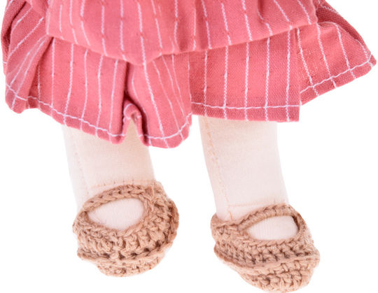 Jokomisiada Charming Rag Doll - A Unique Friend For Every Child Πάνινη Κούκλα για 3+ Ετών 28εκ.