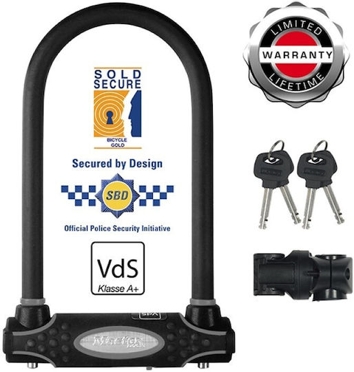 Master Lock Κλειδαριά Ποδηλάτου Πέταλο με Κλειδί Μαύρη
