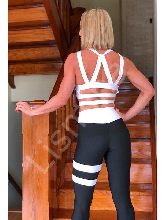 Women's Sports Bra without Padding White
