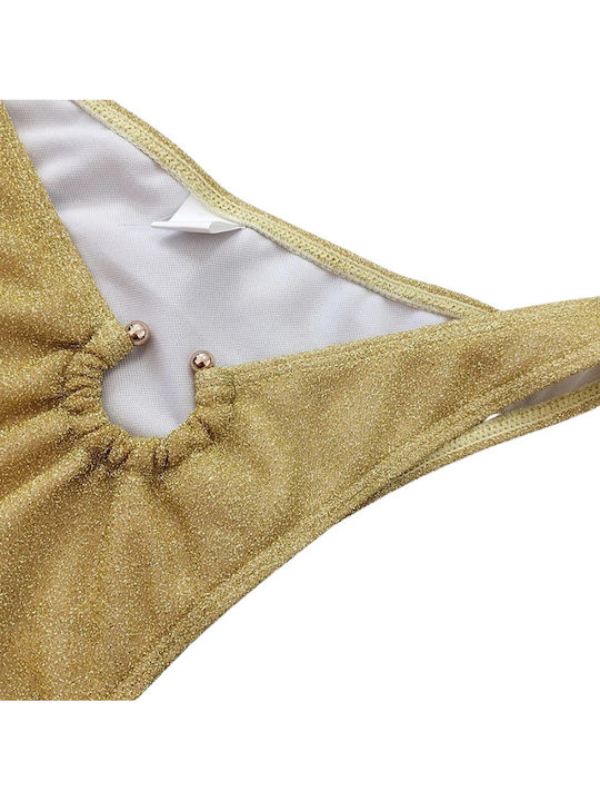 Bikini-Set Gold Shimmer