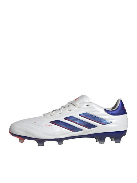 adidas Copa Pure.2 Pro Ποδοσφαιρικά Παπούτσια με Τάπες FG Λευκά