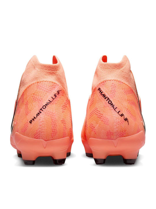 Nike Phantom Luna Football Shoes with Cleats Orange