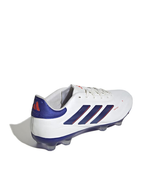 adidas Copa Pure.2 Pro Ποδοσφαιρικά Παπούτσια με Τάπες FG Λευκά