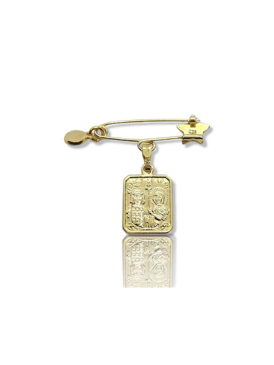 Children's amulet in gold plated silver 925° (code L2414)